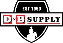 Logo for D and B Supply